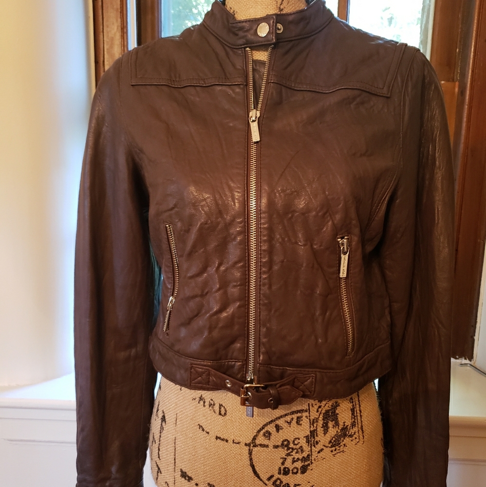 Michael Kors Leather Jacket